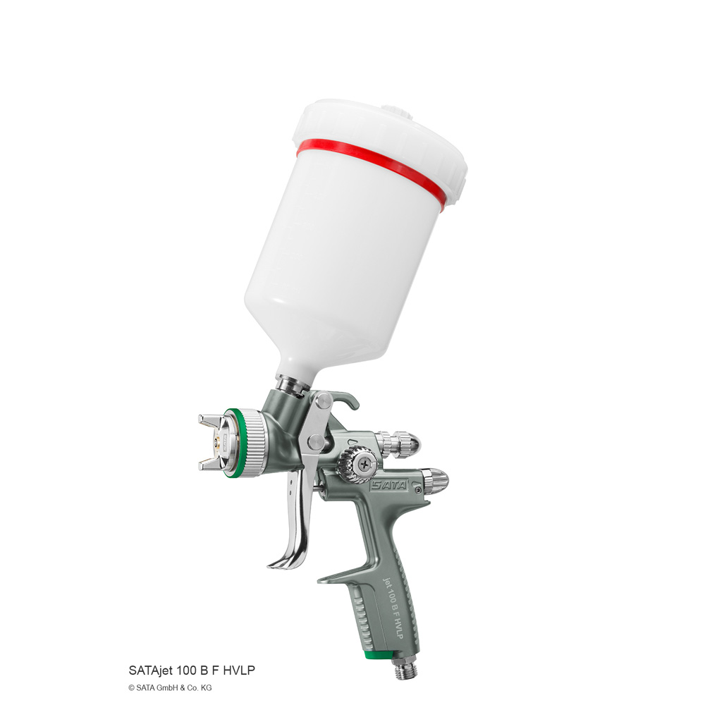 SATAjet 100 B HVLP  0,6 l QCC Kunststoff-Mehrwegbecher